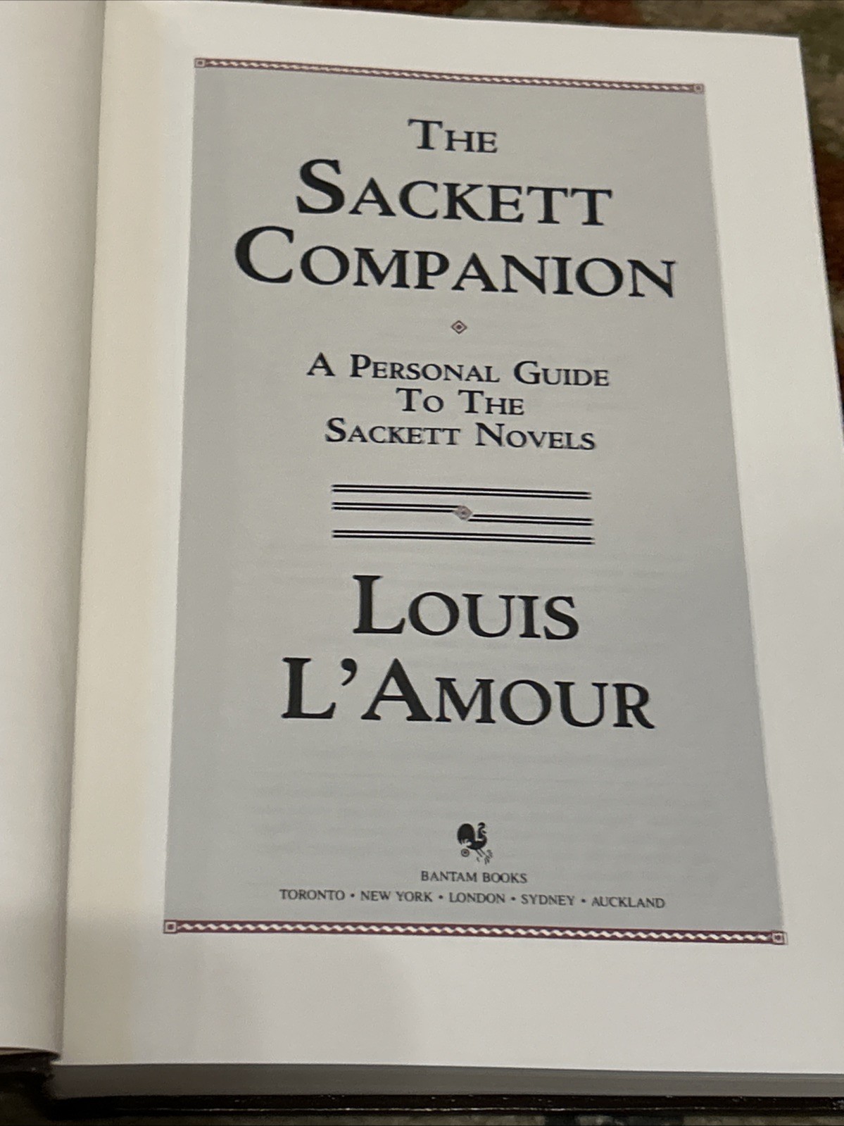 Louis L&rsquo;Amour Leatherette SACKETT Collection Nearly Complete 15 Vol & Companion