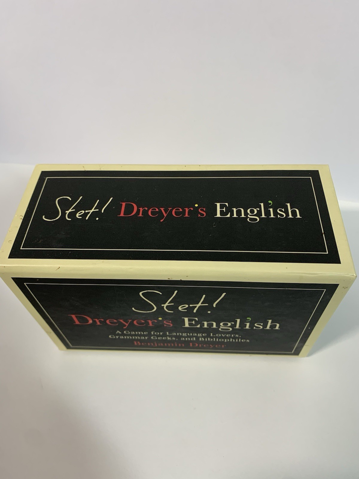 STET! Dreyer&rsquo;s Game of English A Game for Language Lovers, Grammar Geeks