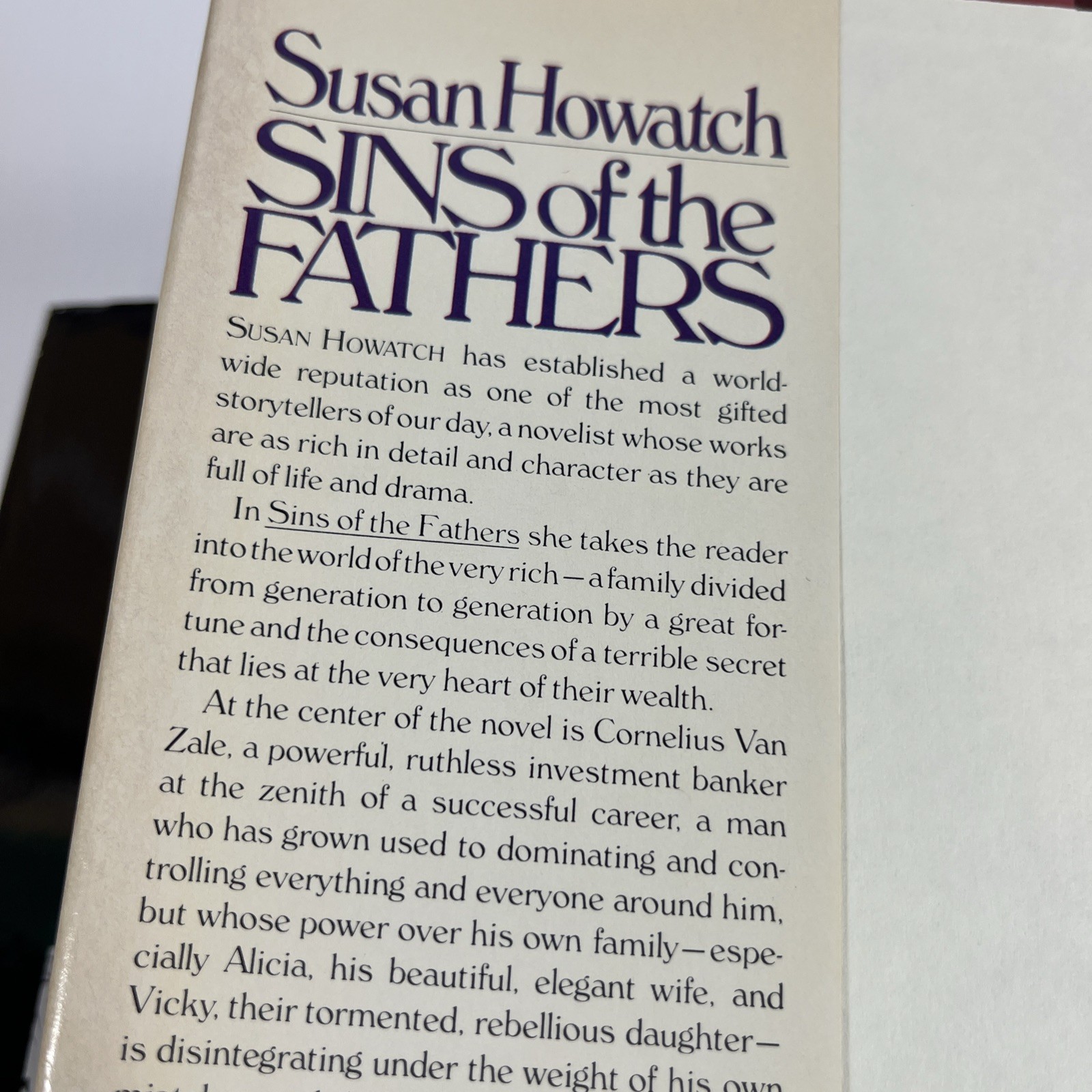 Susan Howatch Historical Fiction Christian Romance Inspirational Mystery Gothic