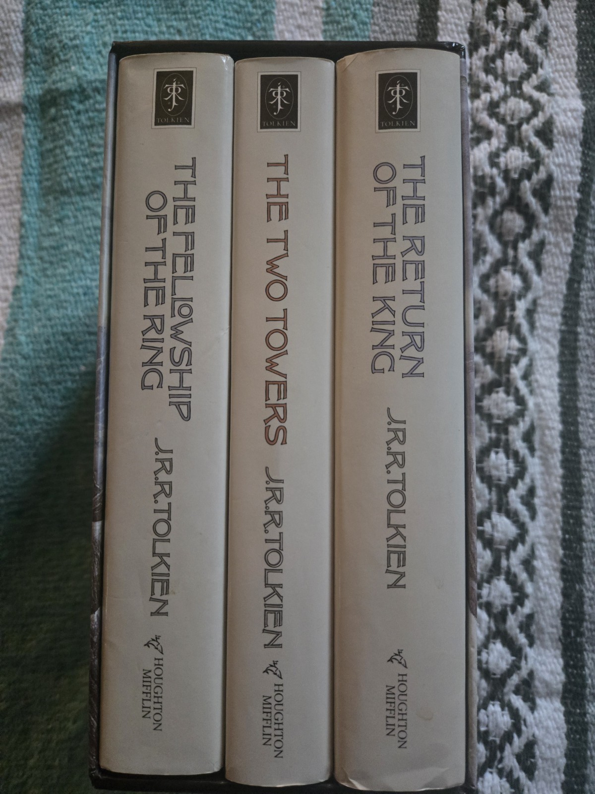 THE LORD OF THE RINGS TRILOGY J.R.R. Tolkien Hardcover 3-Volume Box Set 1993