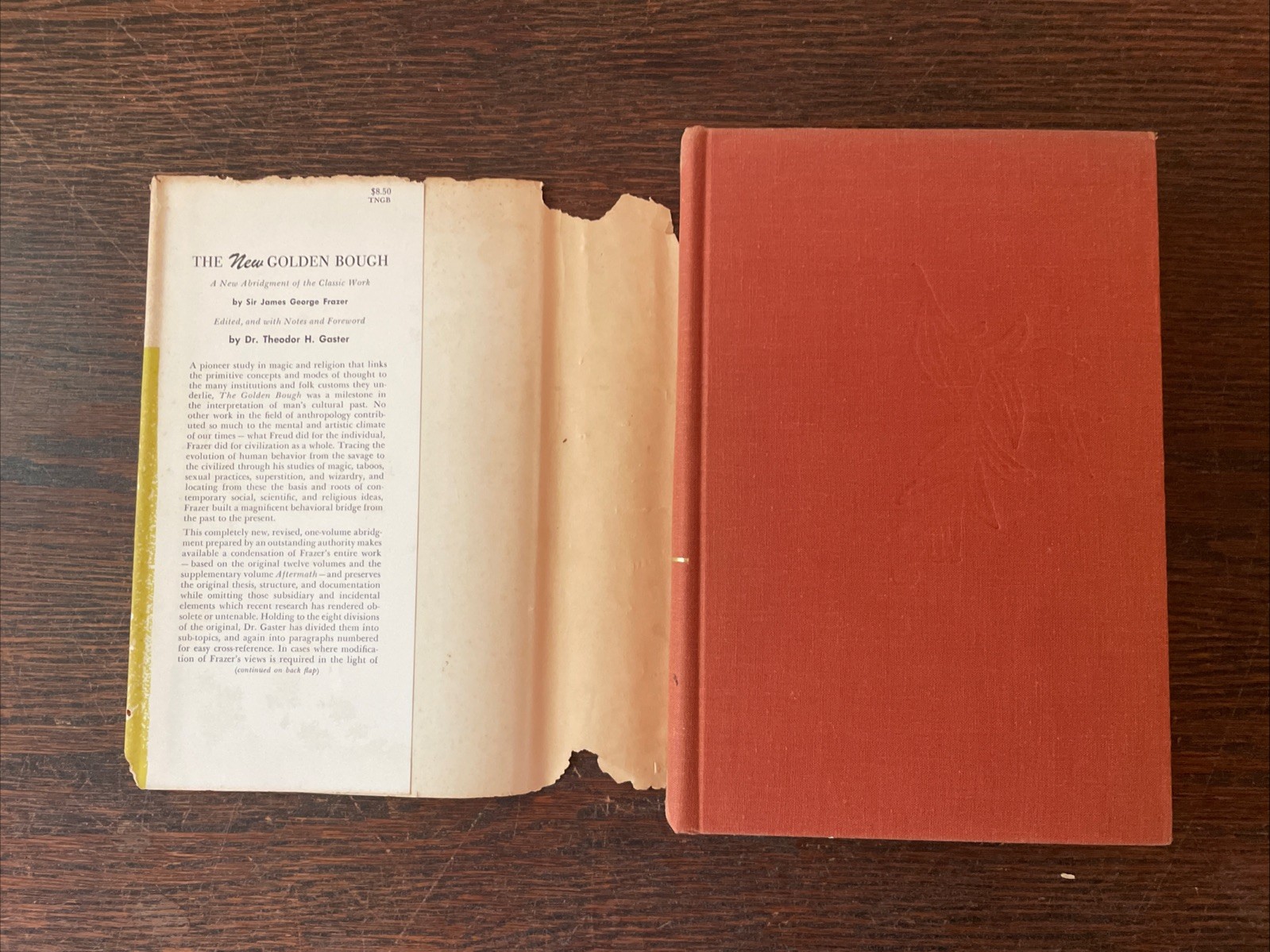 The New Golden Bough Frazer Gaster Vintage HCDJ Mythology Folklore Occult