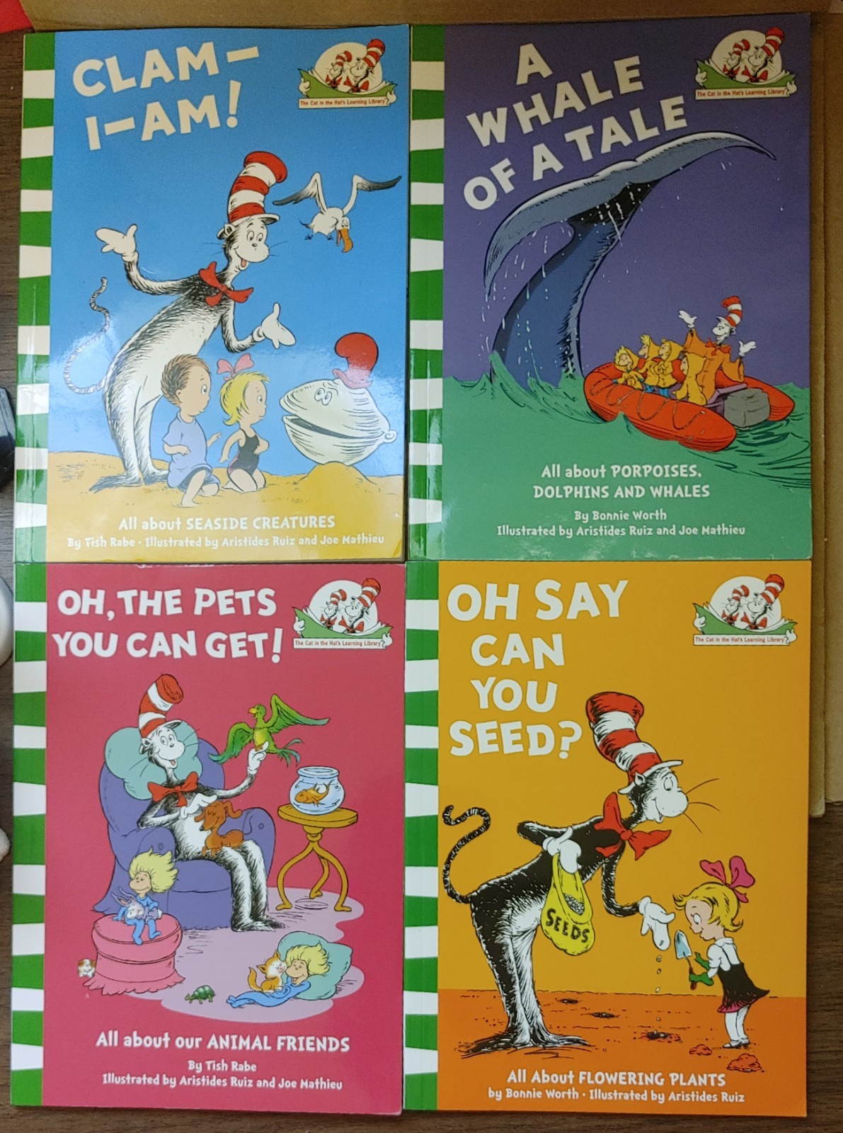 Dr Suess Cat in the Hat&rsquo;s Learning Library Set Lot Of 19 NO DUPLICATES