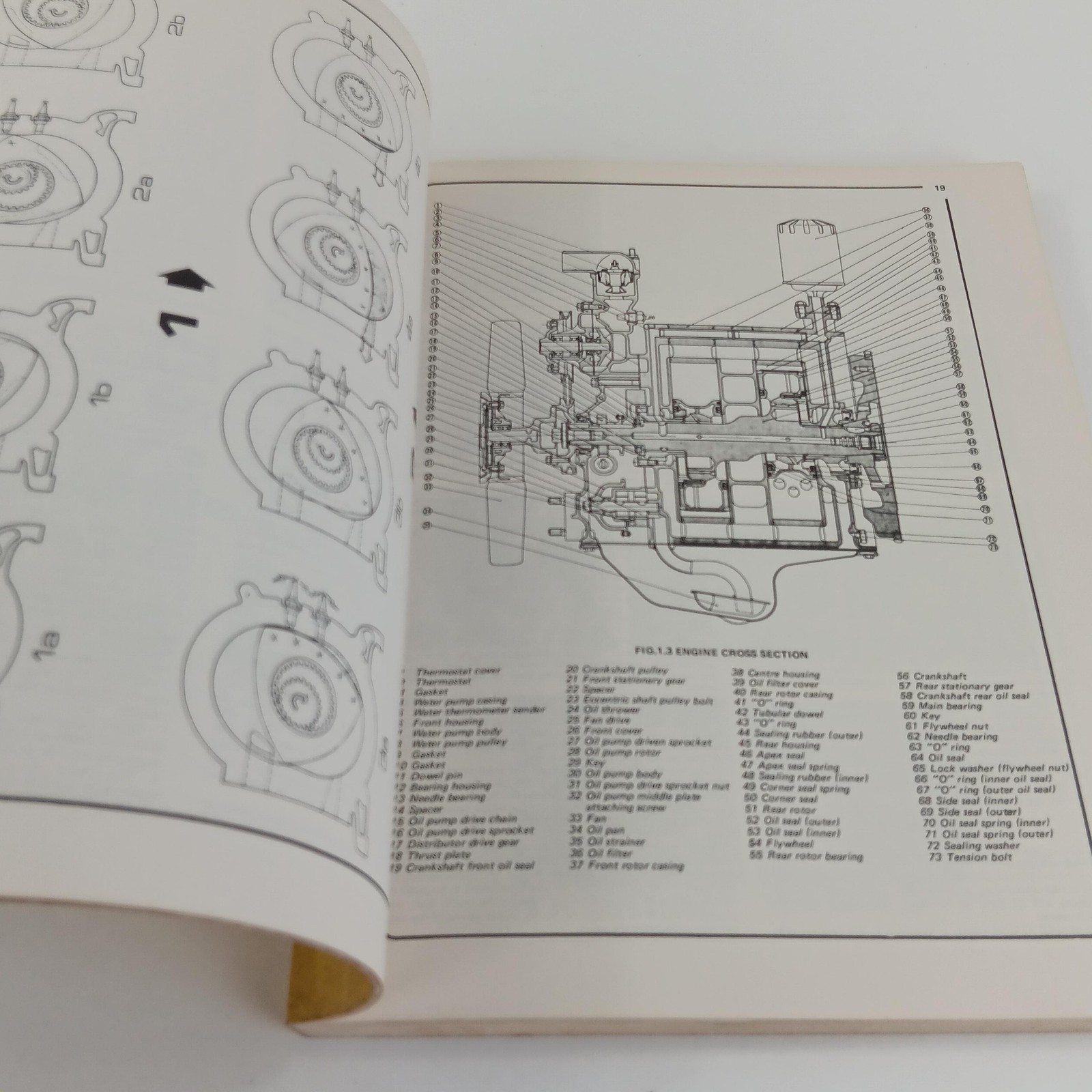 Vintage Mazda RX3 Workshop Repair Manual 1972-73 Drake Publishers Softcover Book