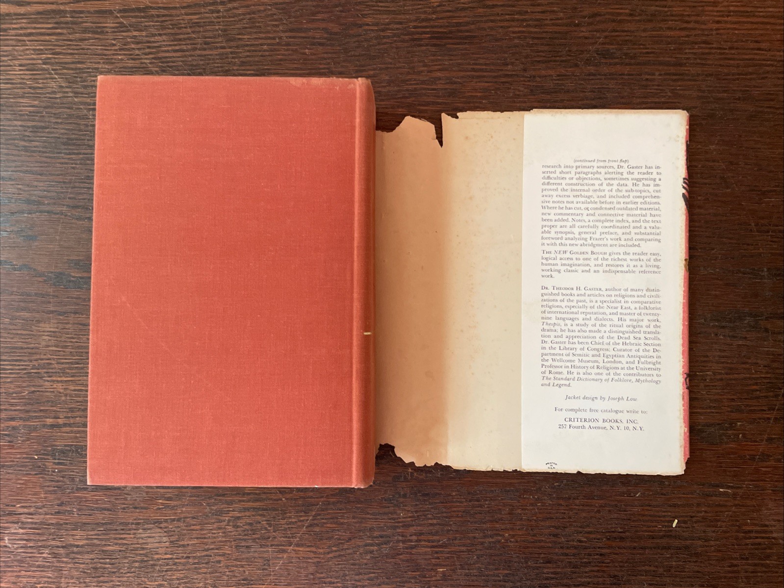 The New Golden Bough Frazer Gaster Vintage HCDJ Mythology Folklore Occult