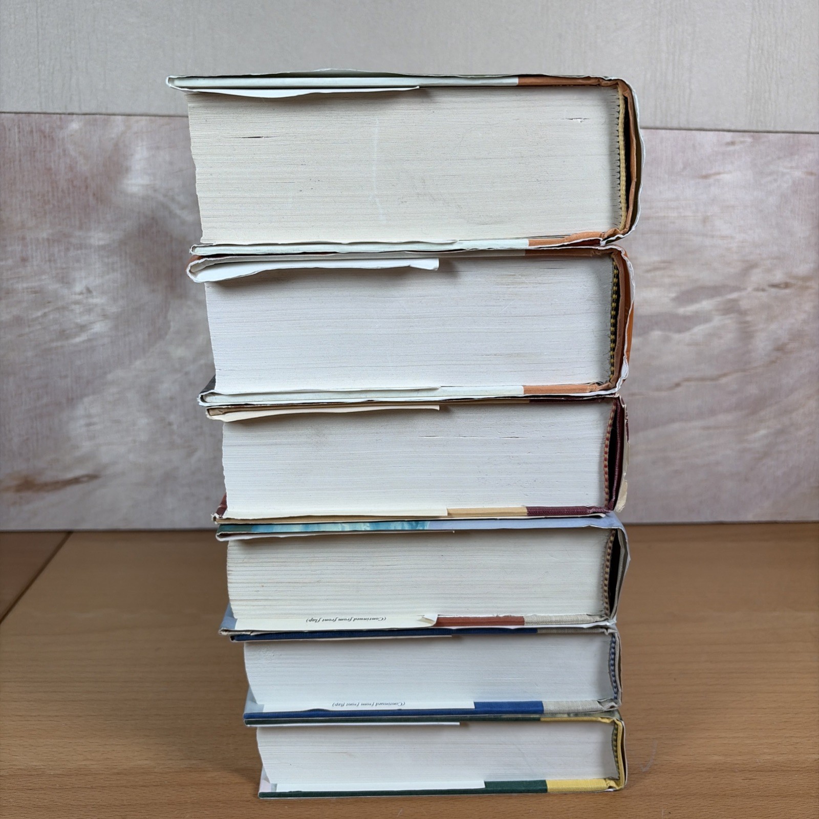 Complete Set Series Lot of 6 Earth&rsquo;s Children Books by Jean Auel HARDCOVER