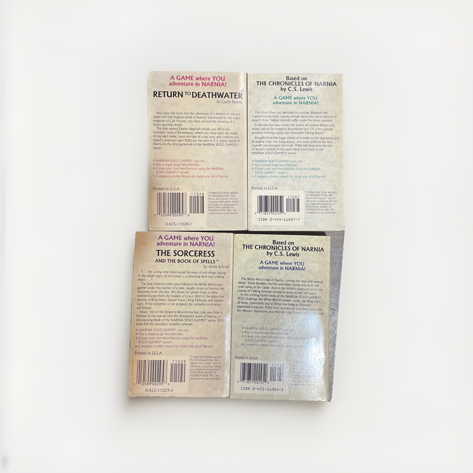 Narnia Solo Games Choose your own Adventure The Lost Crowns Game book C S Lewis