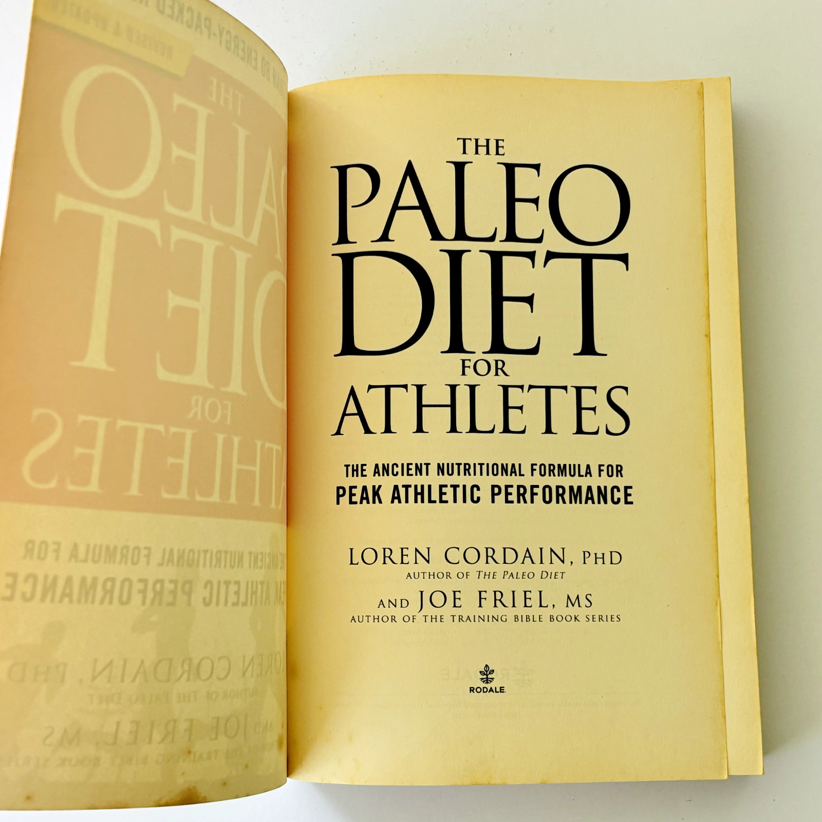 Paleo Diet Revised Edition & Paleo Diet for Athletes. Loren Cordain & Joe Friel