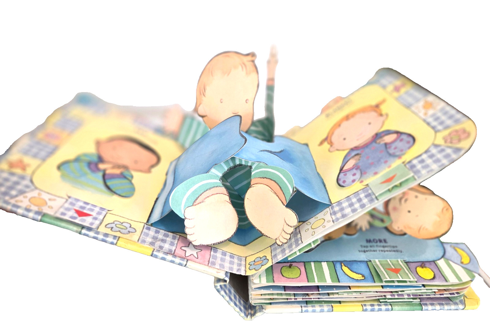 2 Pop-Up Books_ROBERT SABUDA Baby Signs 7×7&Prime;_Cookie Count 7&Prime;x8&Prime;_both like new