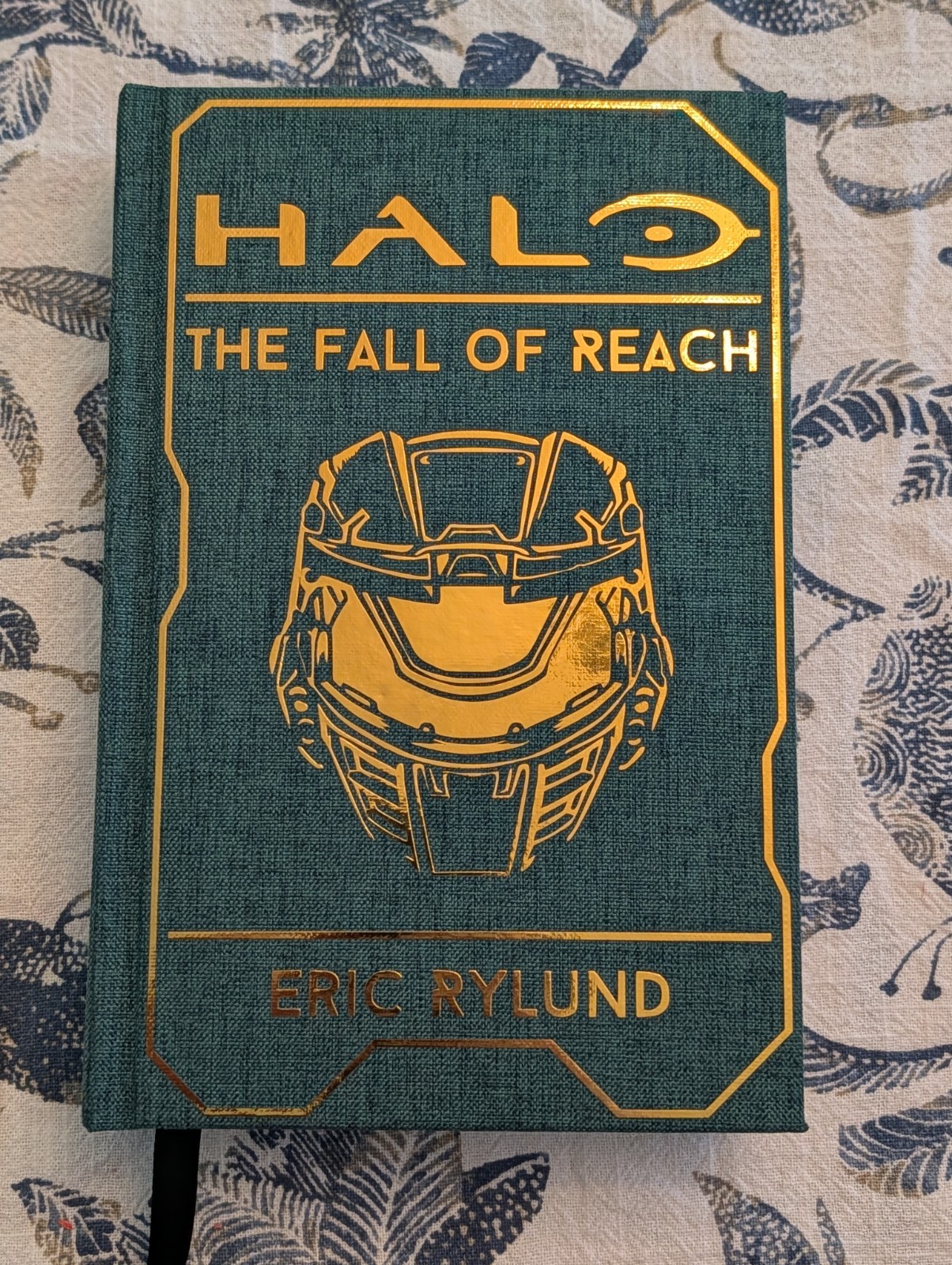 Halo The Fall Of Reach Eric Rylund Custom Rebound Hardcover Collector&rsquo;s Book