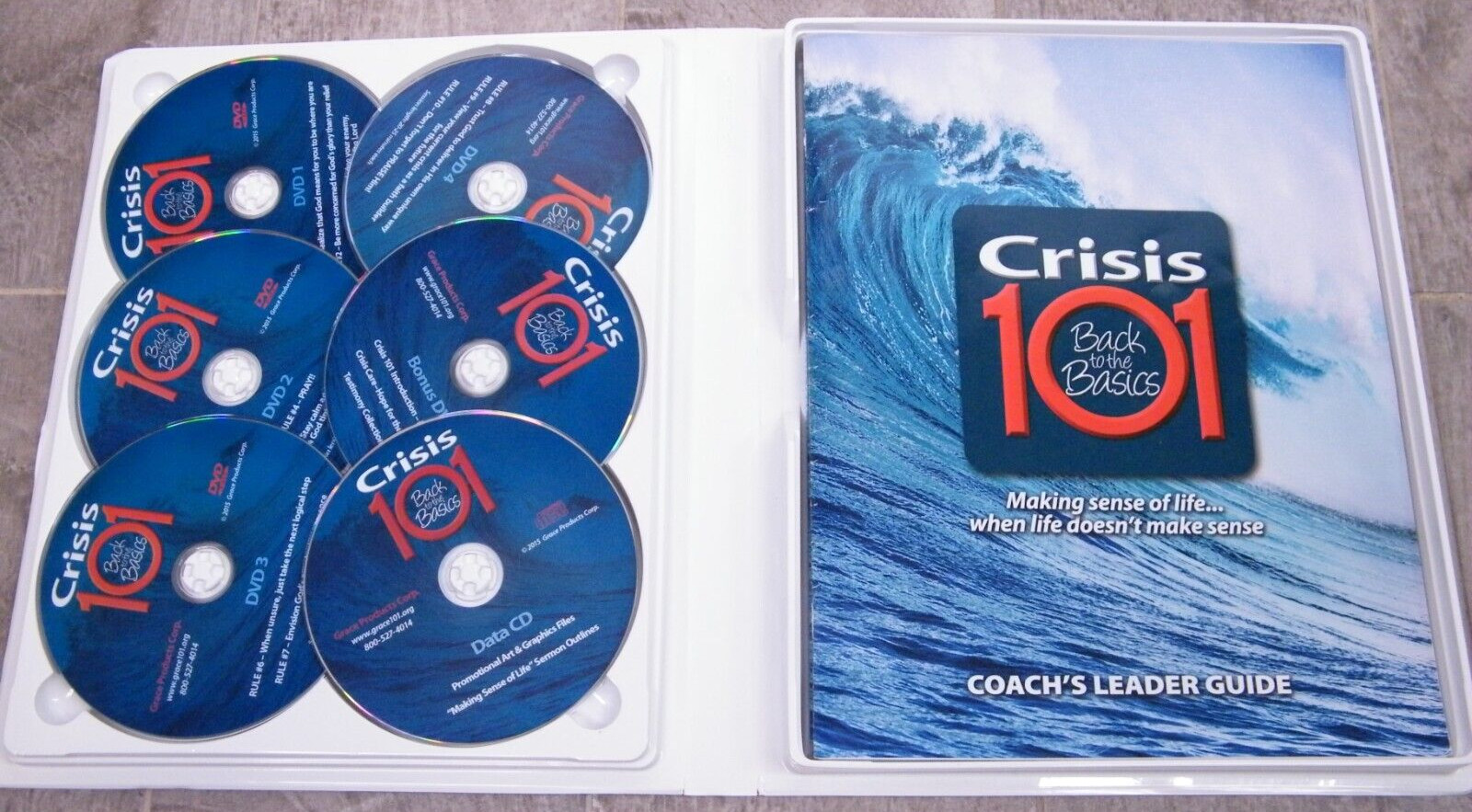Crisis 101 Back to Basics- Making Sense Of Life Coach&rsquo;s Master Set CD&rsquo;s & Books