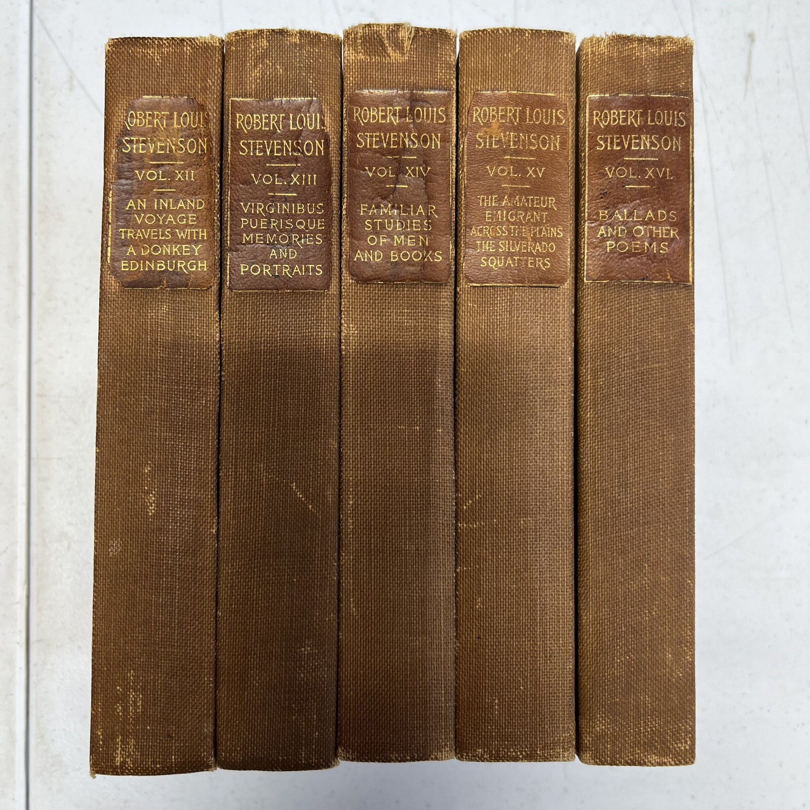 Robert Louis Stevenson works Volumes 1 & 3-26 (1900) Charles Scribner&rsquo;s Sons HC
