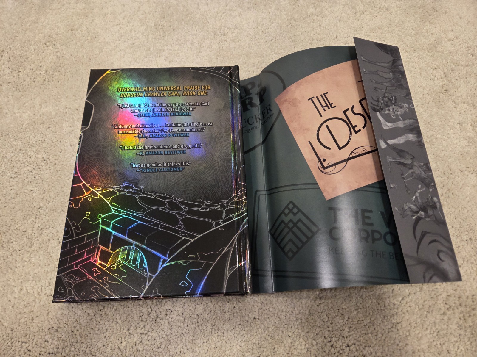 Dungeon Crawler Carl V1 | Matt Dinniman | SIGNED/NUMBERED | Kickstarter PRISTINE