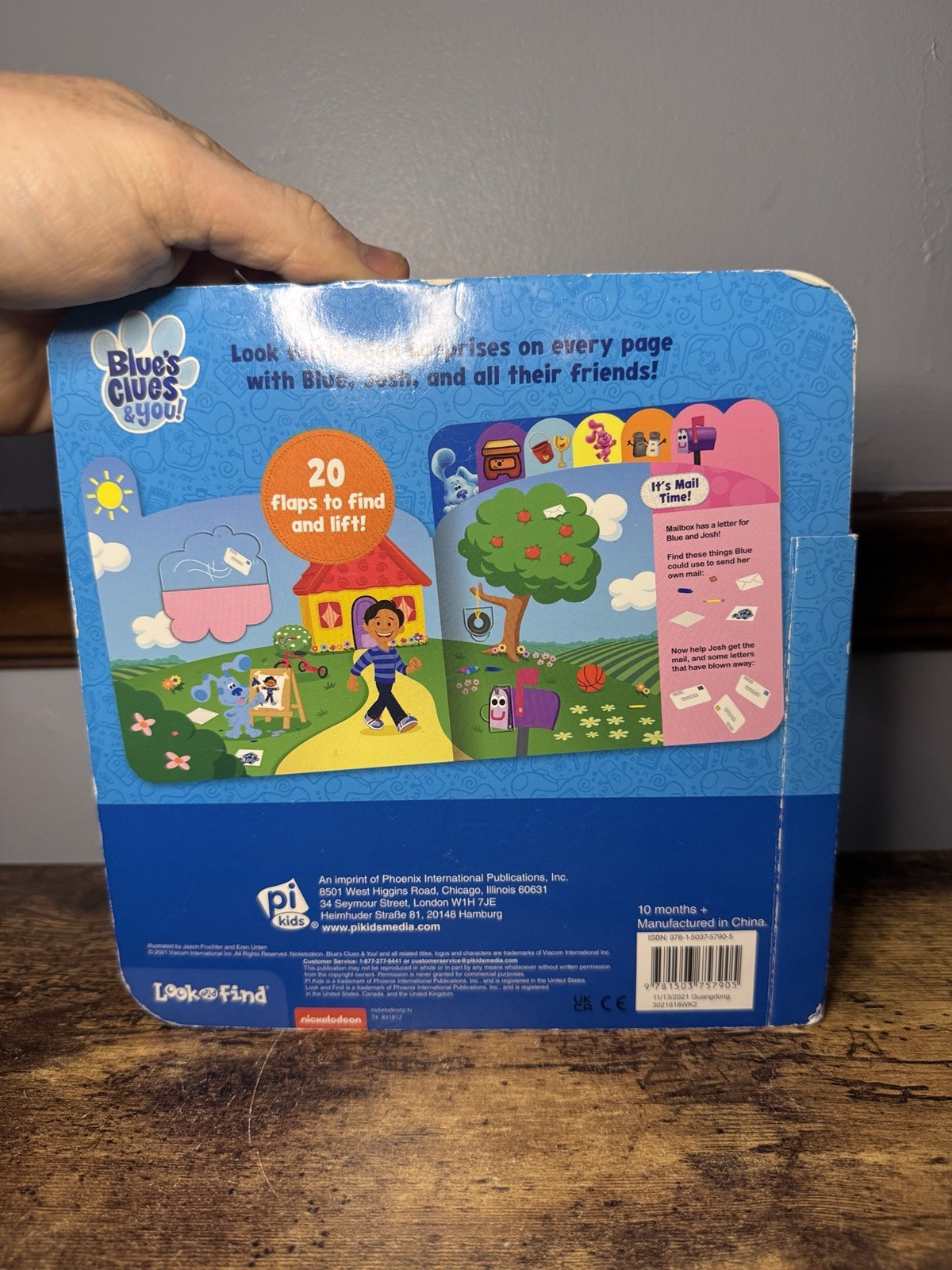 Nickelodeon Blue&rsquo;s Clues & You: Peek-A-Boo, Blue! – (Look and Find) (Board Book)