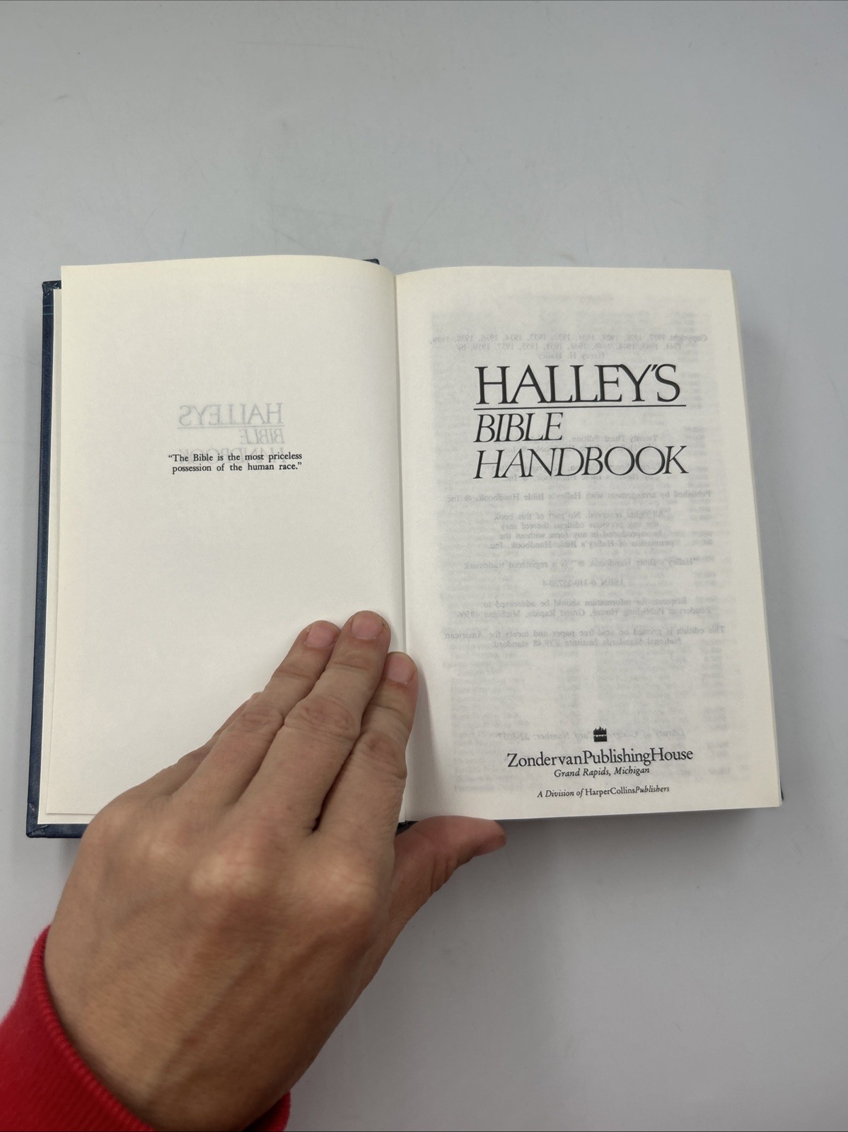 Halley&rsquo;s Bible Handbook by Henry H. Halley (1961, Hardcover)