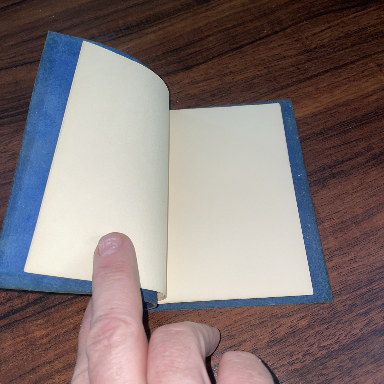 1930 Penn State Leather Book 6” X 4” Hand Made Vintage 30ish Pages