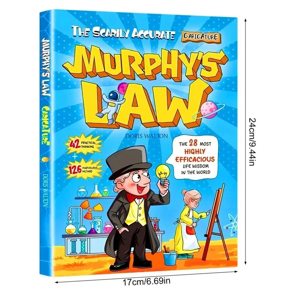 Murphy&rsquo;s Law Learning Book for Kids 8, 12 with 128 Pages Paperback Illustrated