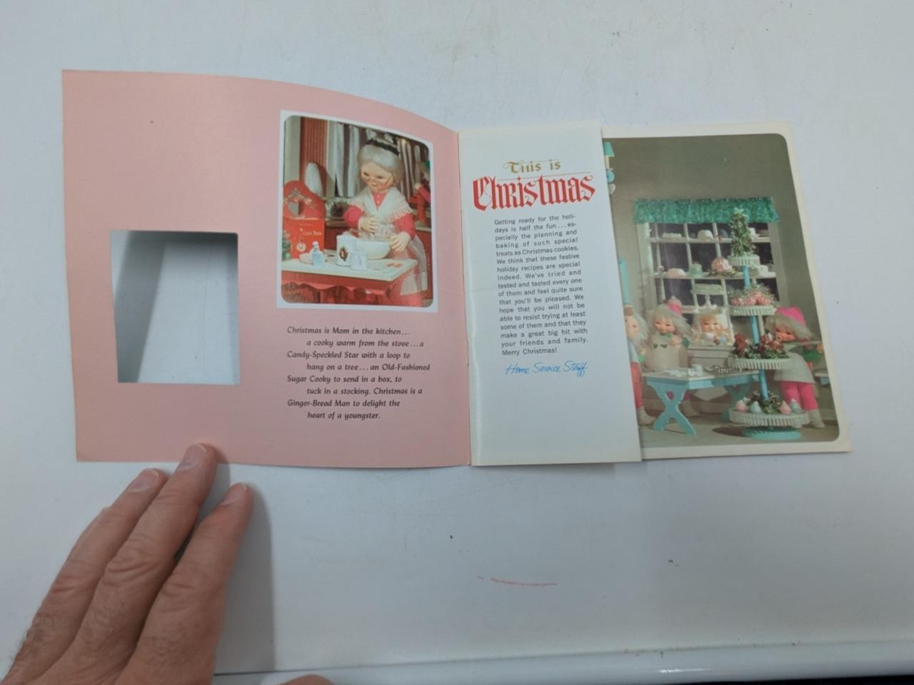 1966 WE Energies Cookie Book Wisconsin Electric Christmas Cooky Recipe Book B