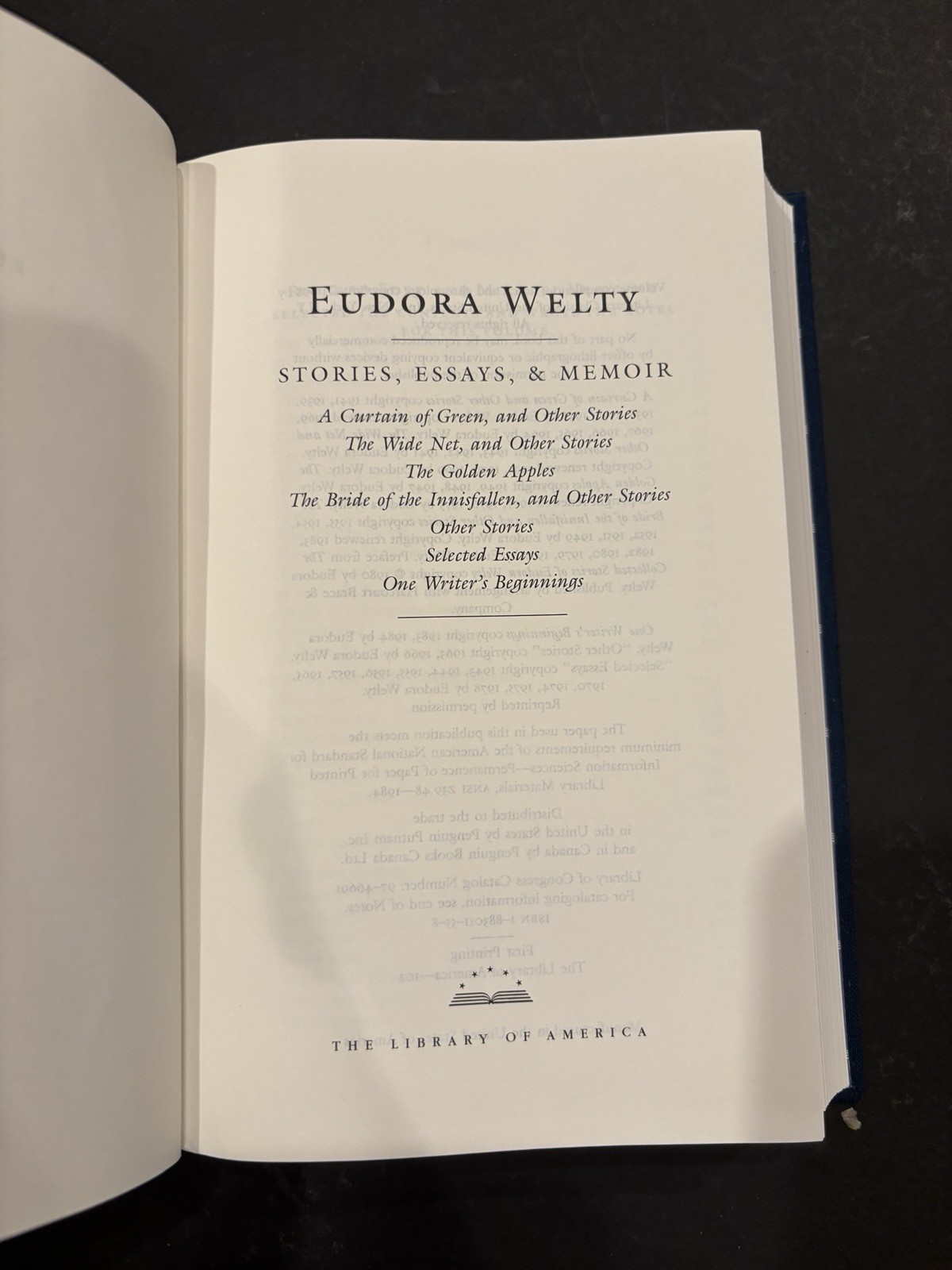The Library of America Welty Lot Of 2 Hardcover w/Slipcover – EUC- Free Shipping