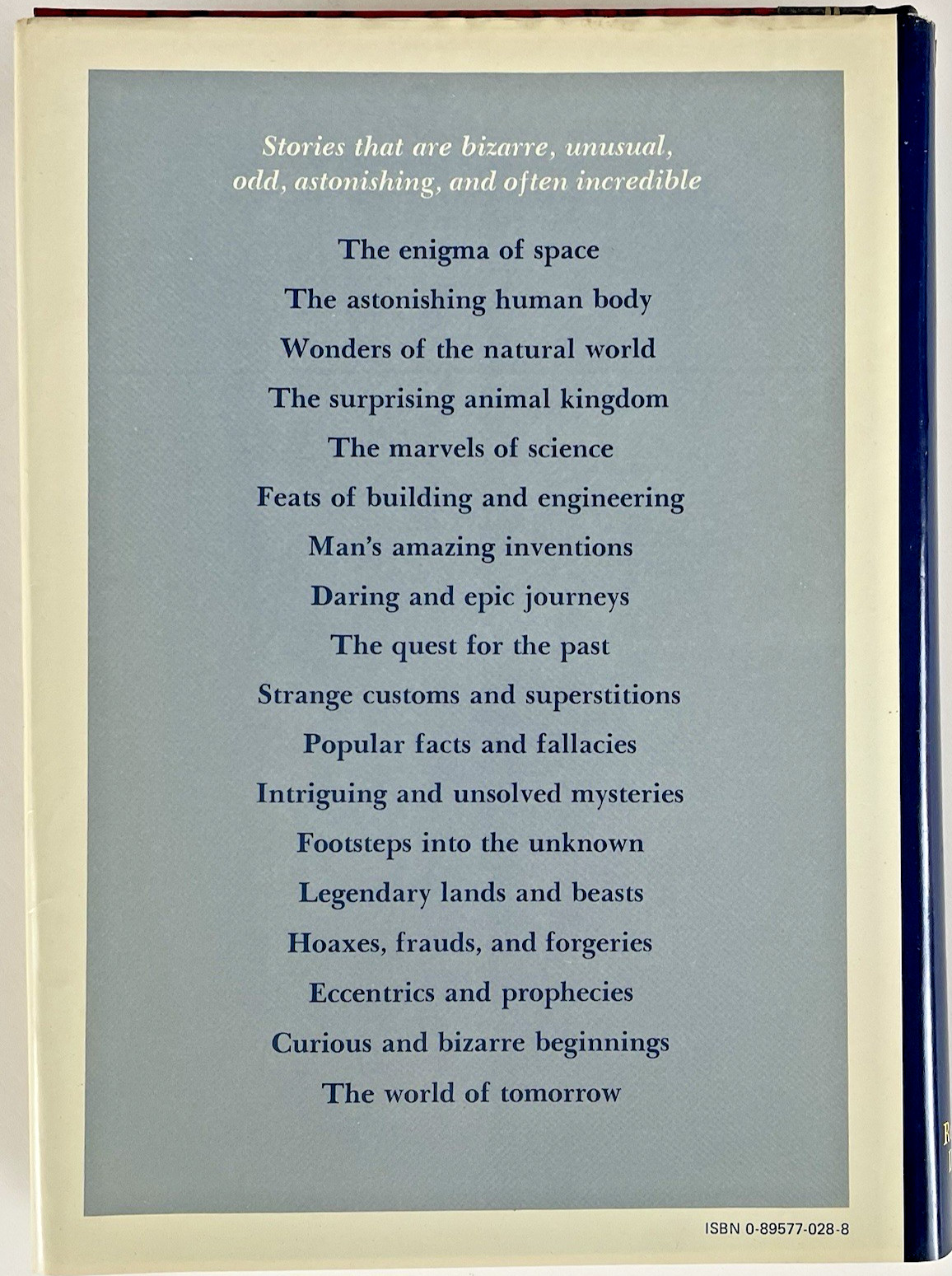 Strange Stories Amazing Facts Reader&rsquo;s Digest 3 Dust Jackets Hardcover