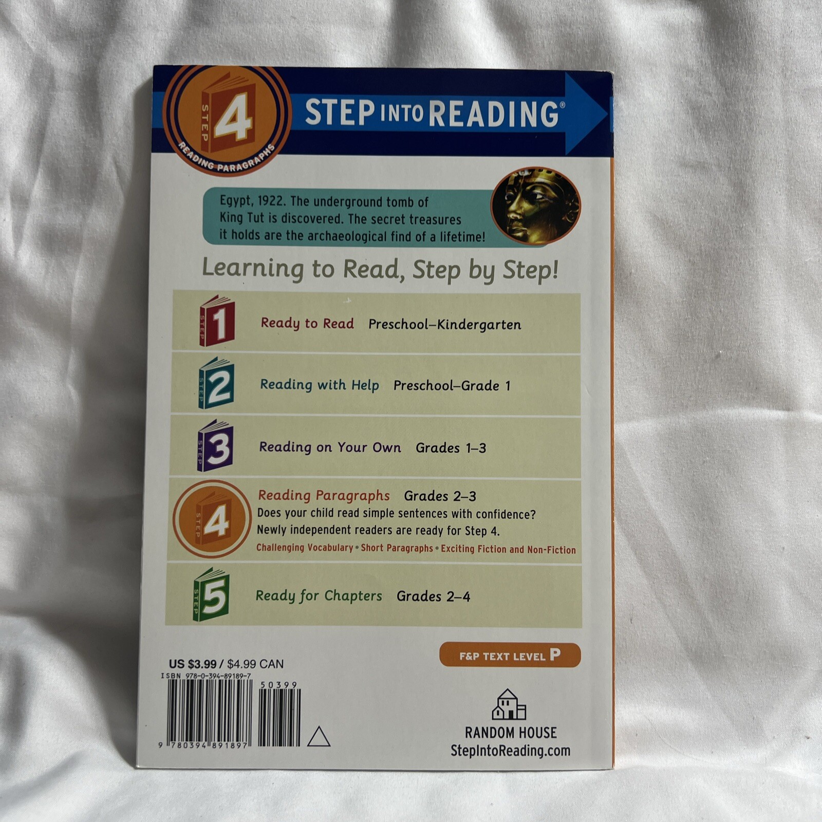 Step into Reading Ser.: Tut&rsquo;s Mummy : Lost… and Found by Judy Donnelly (1988,
