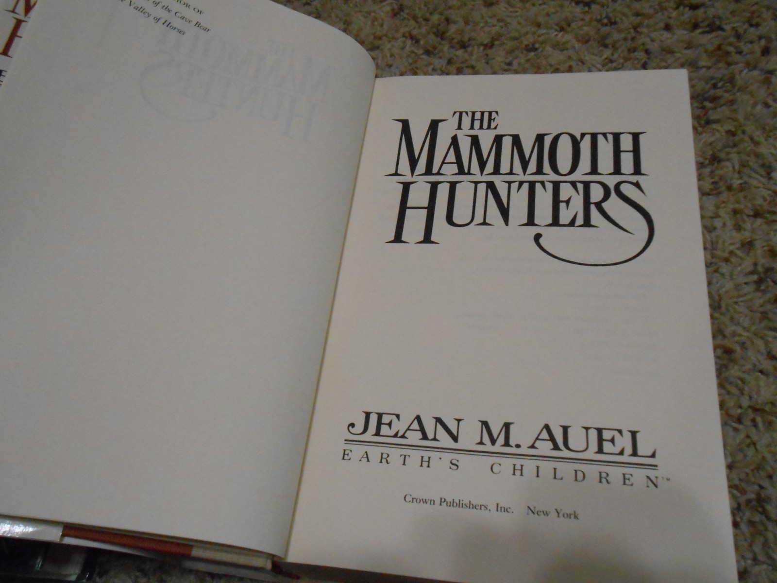 Jean M Auel EARTH&rsquo;S CHILDREN 6 Vo Set 3 BCE 2-1st/1st 1 SIGNED -HC/DJ 1GC-VGC
