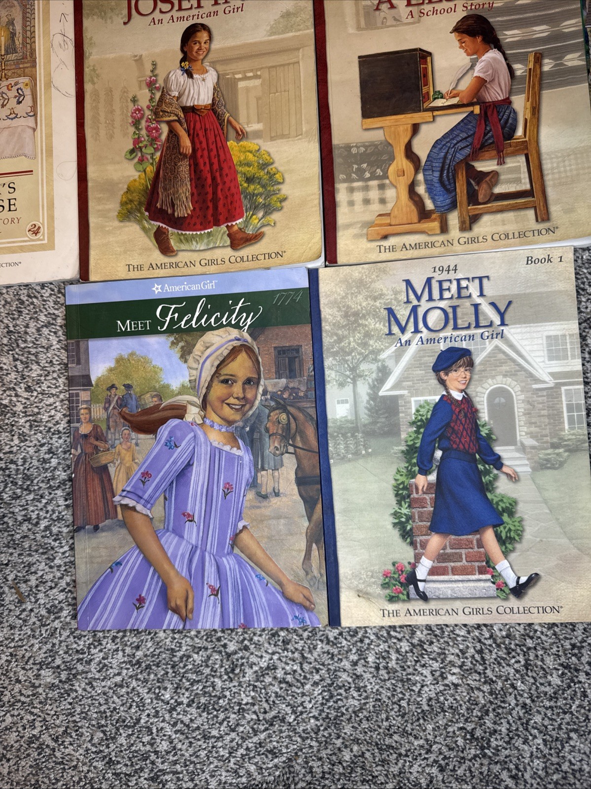 14 Vtg & New Pleasant Company American Girl Doll Books Felicity Addy Molly, Ect.