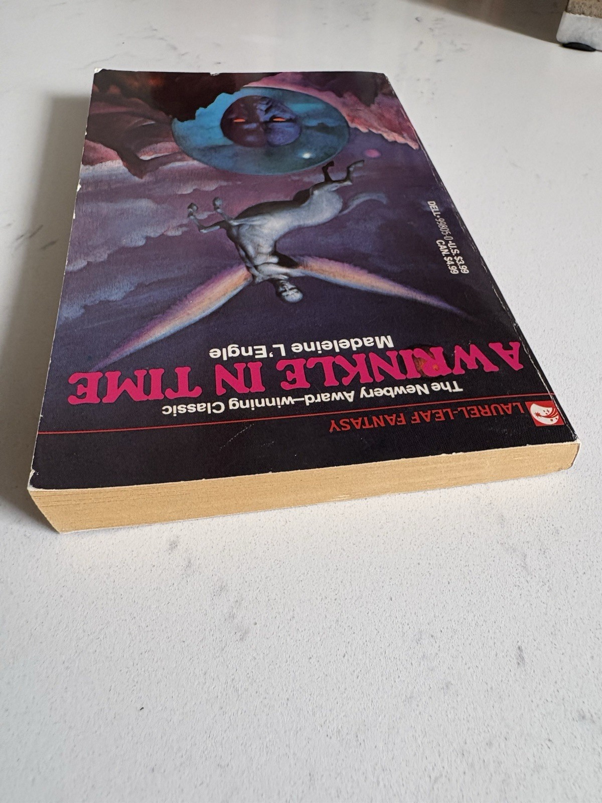 Madeleine L&rsquo;Engle A Wrinkle in Time Paperback Dell Publishing Fantasy 1976