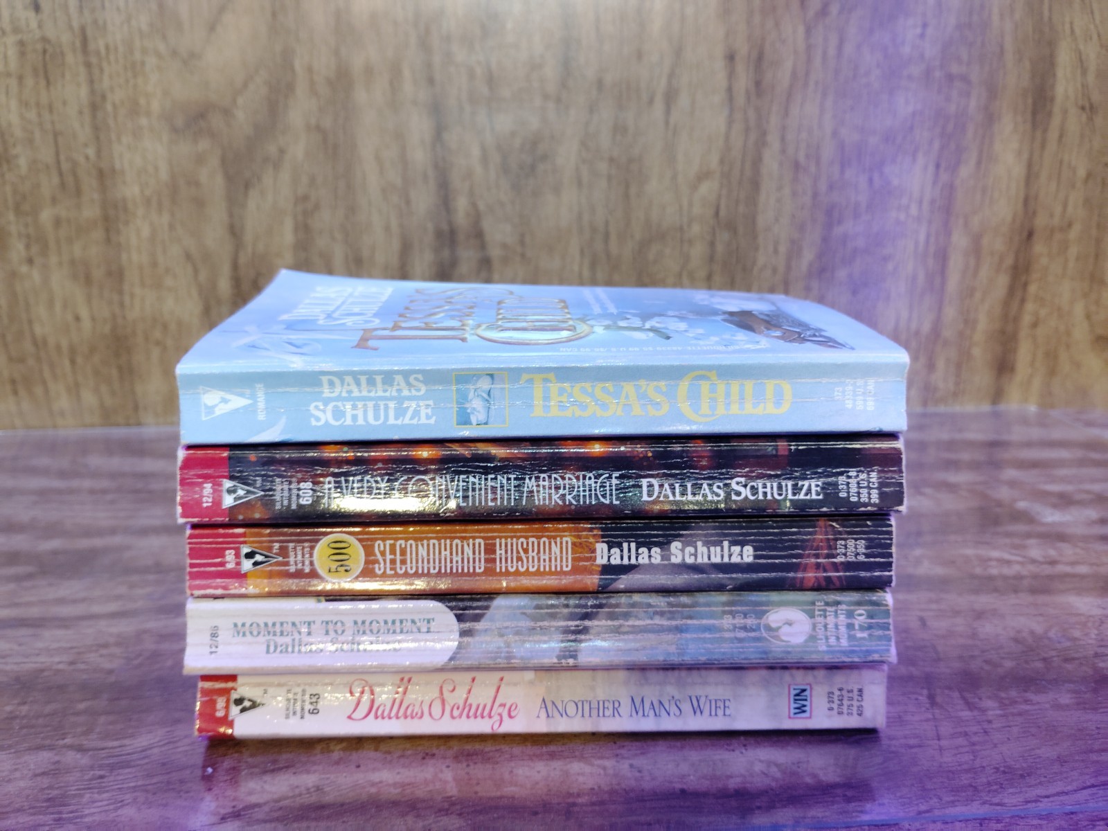 Dallas Schulze Lot 5 Vintage Silhouette Romance Intimate Moments Tessa&rsquo;s Child S