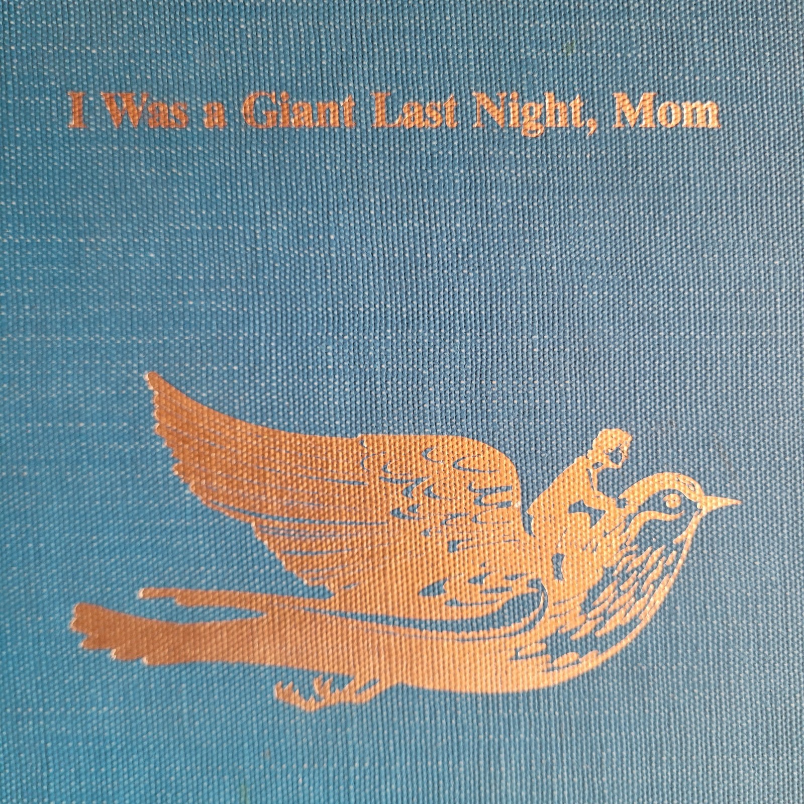 SIGNED Hardcover Children&rsquo;s Book, I Was a Giant Last Night, Mom by Ken Carter