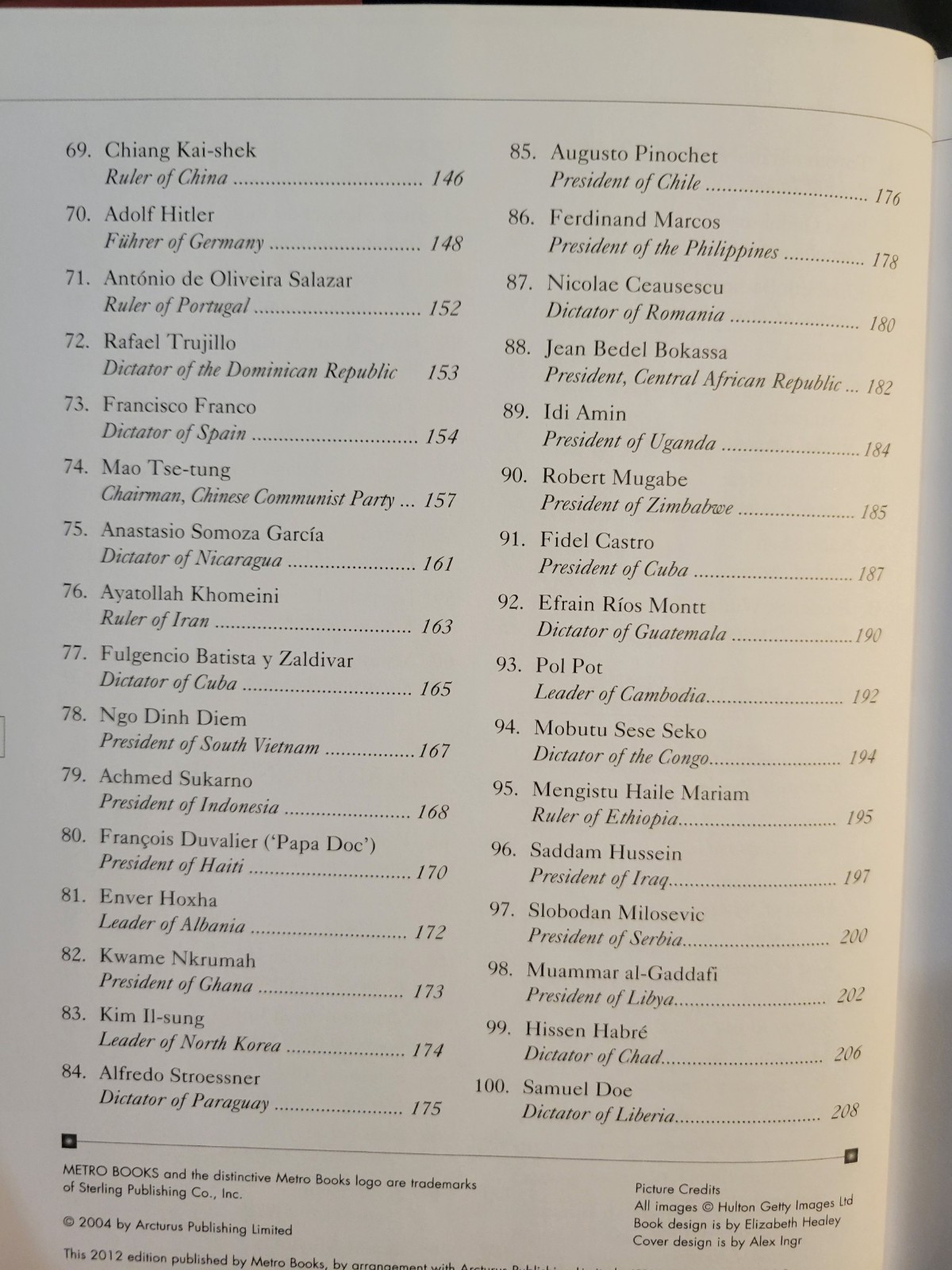 Tyrants: Historys 100 Most Evil – Hardcover By Cawthorne, Hitler and more