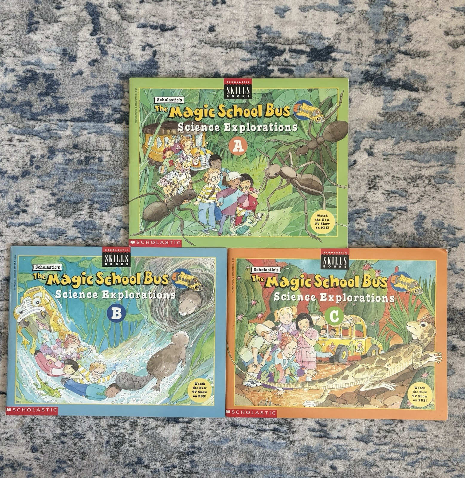 22 Magic School Bus Vintage Science Books Joanna Cole Bruce Degen PBS