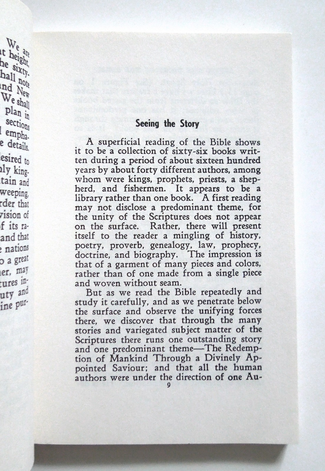 Seeing the Story of the Bible – Myer Pearlman, 1993 sc, Gospel Publishing House