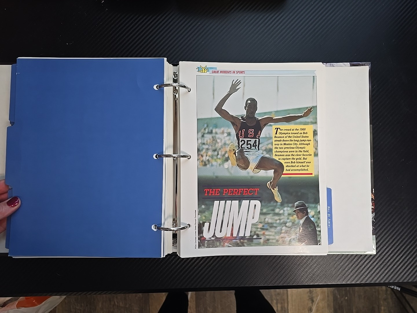 Vintage 1996 « Sports Pages: The Book For Sports Fans » Collector&rsquo;s Hardcover Bind
