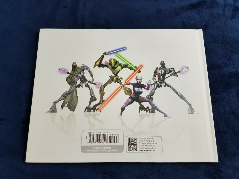 Star Wars the Clone Wars the battle begins hardback children&rsquo;s book 11 by 8.5 in