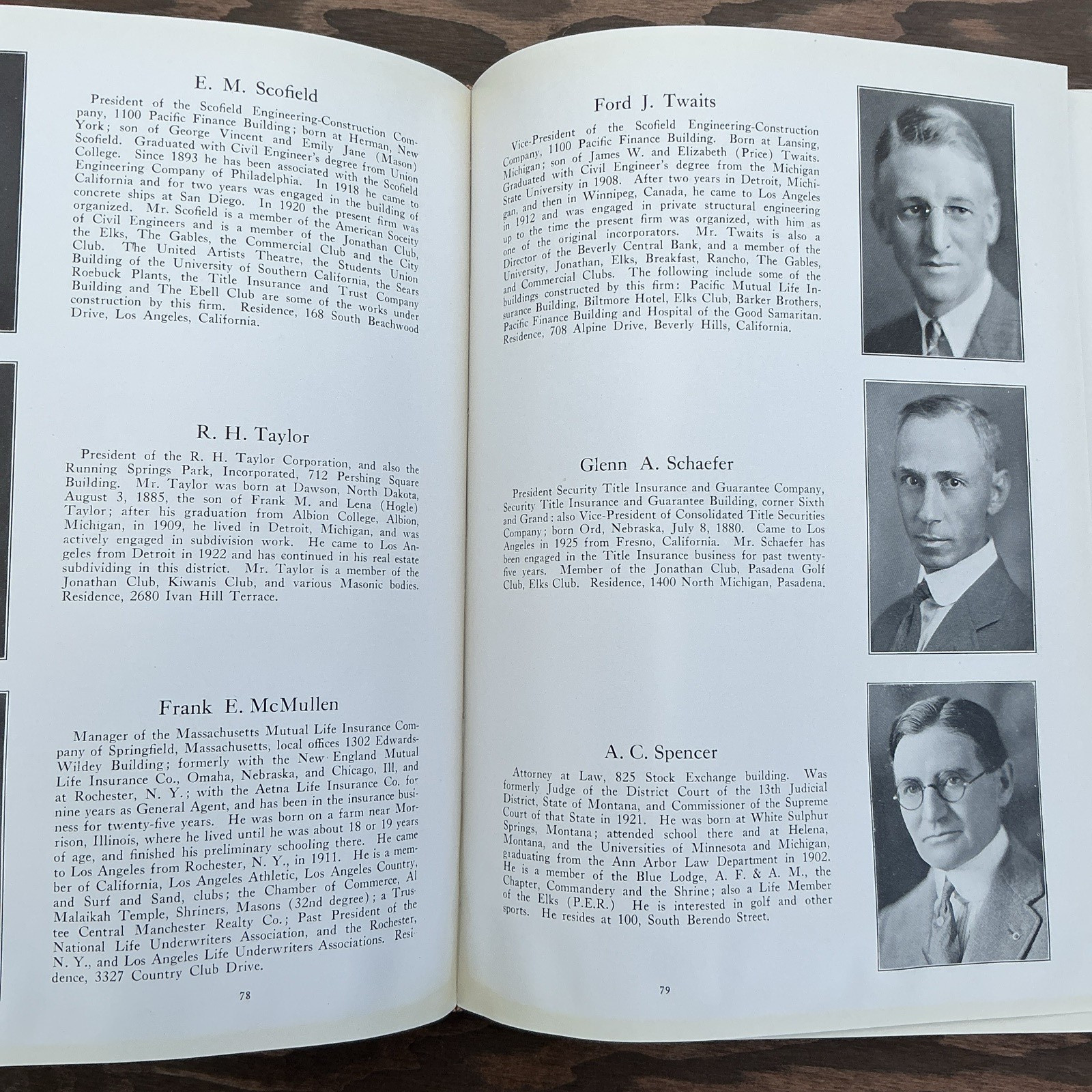 Who&rsquo;s Who in Los Angeles 1926-27 Women & Men in LA, Roaring 20s Los Angeles Hist