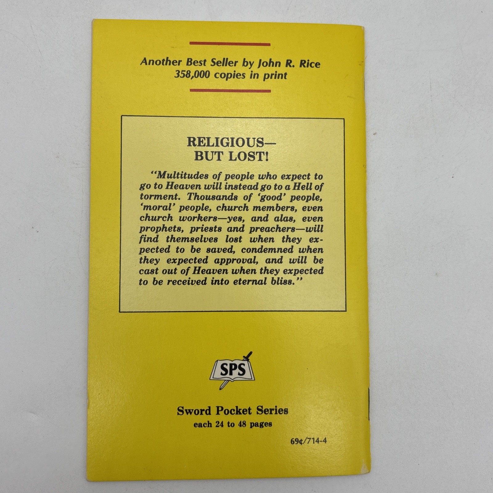 Sword Of The Lord Christian Booklets Lot Of 6 Curtis Hutson, John R. Rice, Ect.