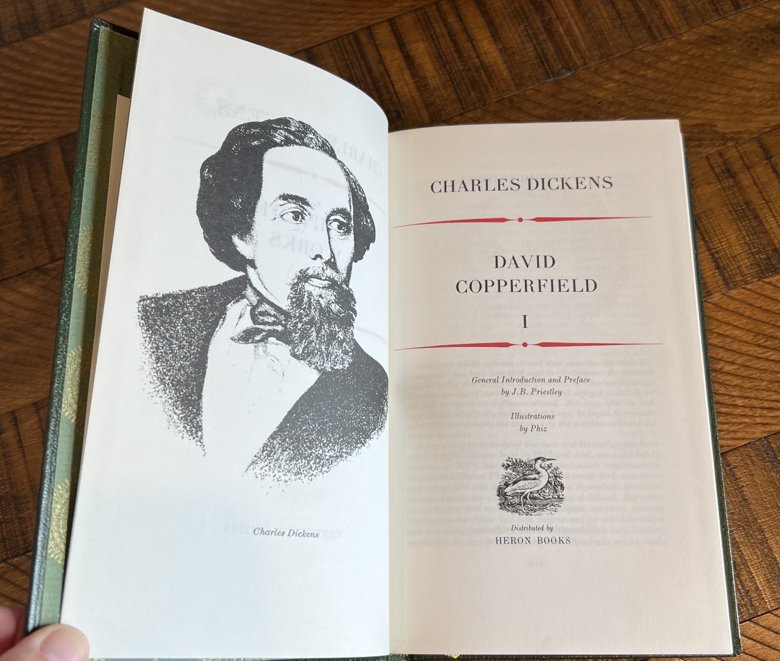 Charles Dickens Complete Works, 4 volumes of Heron Book Collection (HC, c1970)