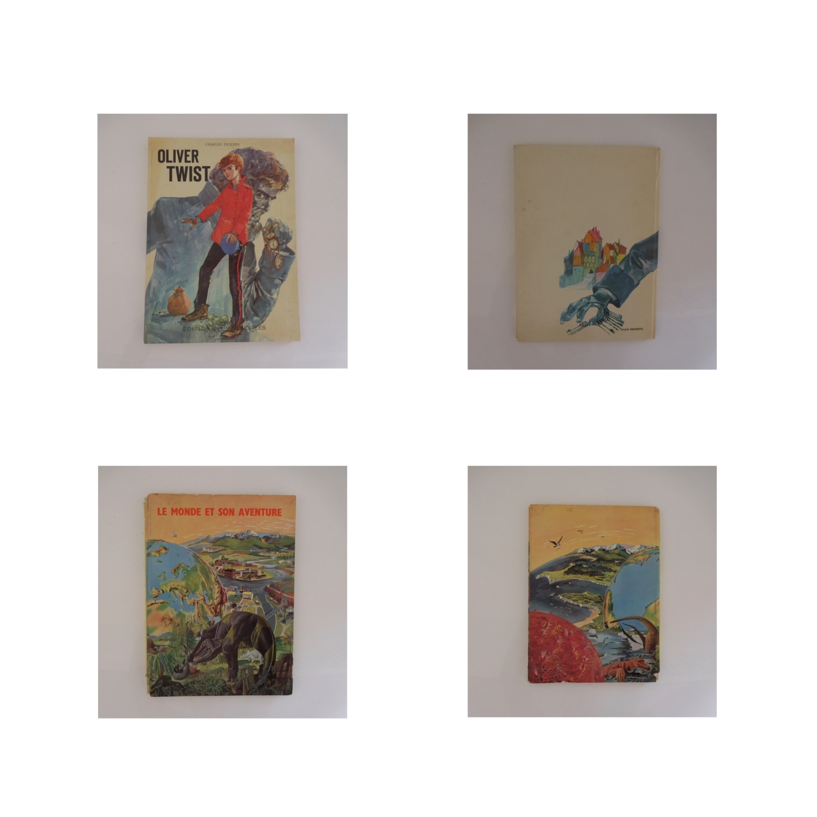 2 Lbs Oliver Twist Charles Dickens The World And Its Adventure Vintage 1960-1968