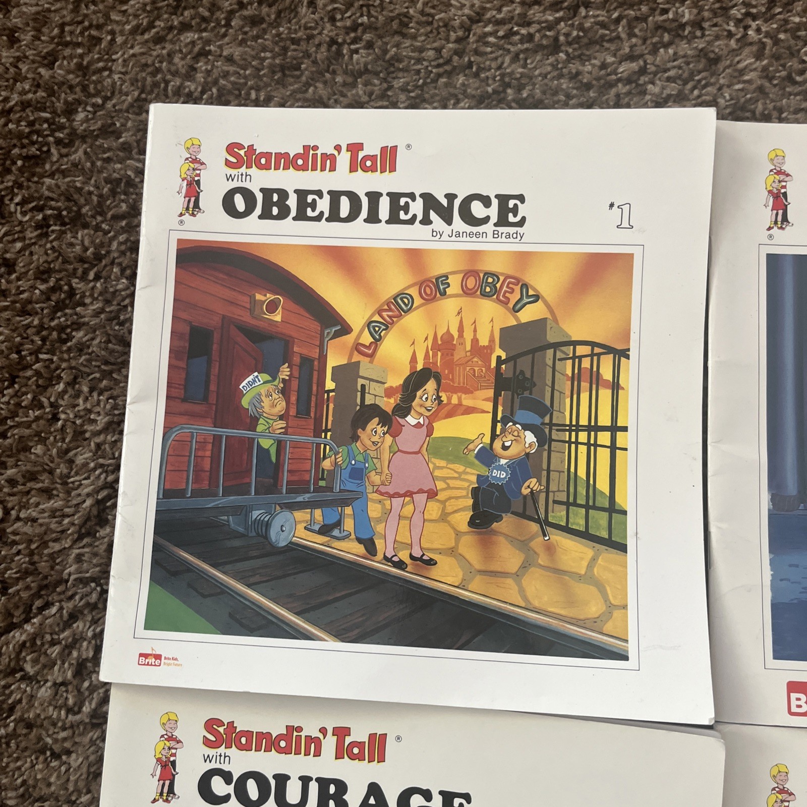 Lot Of 12 STANDIN&rsquo; TALL Book Set By Janeen Brady #1-12 Honesty, Courage, Love…