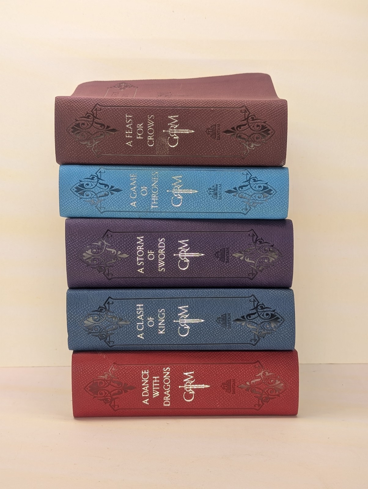 A Song of Ice and Fire Leather Bound 5-Book Box Set George R.R. Martin