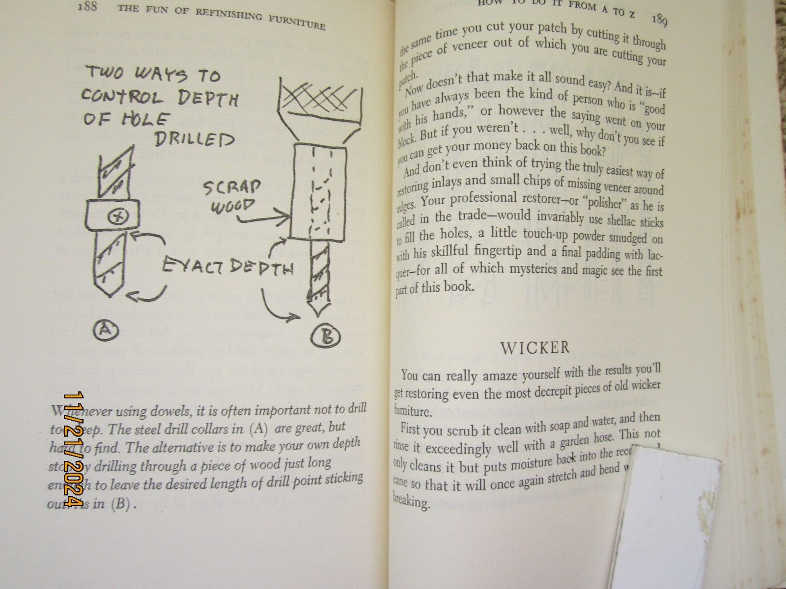 « The Fun of Refinishing Furniture » 1976 Grotz 244 pages ISBN 0-385-14916-6