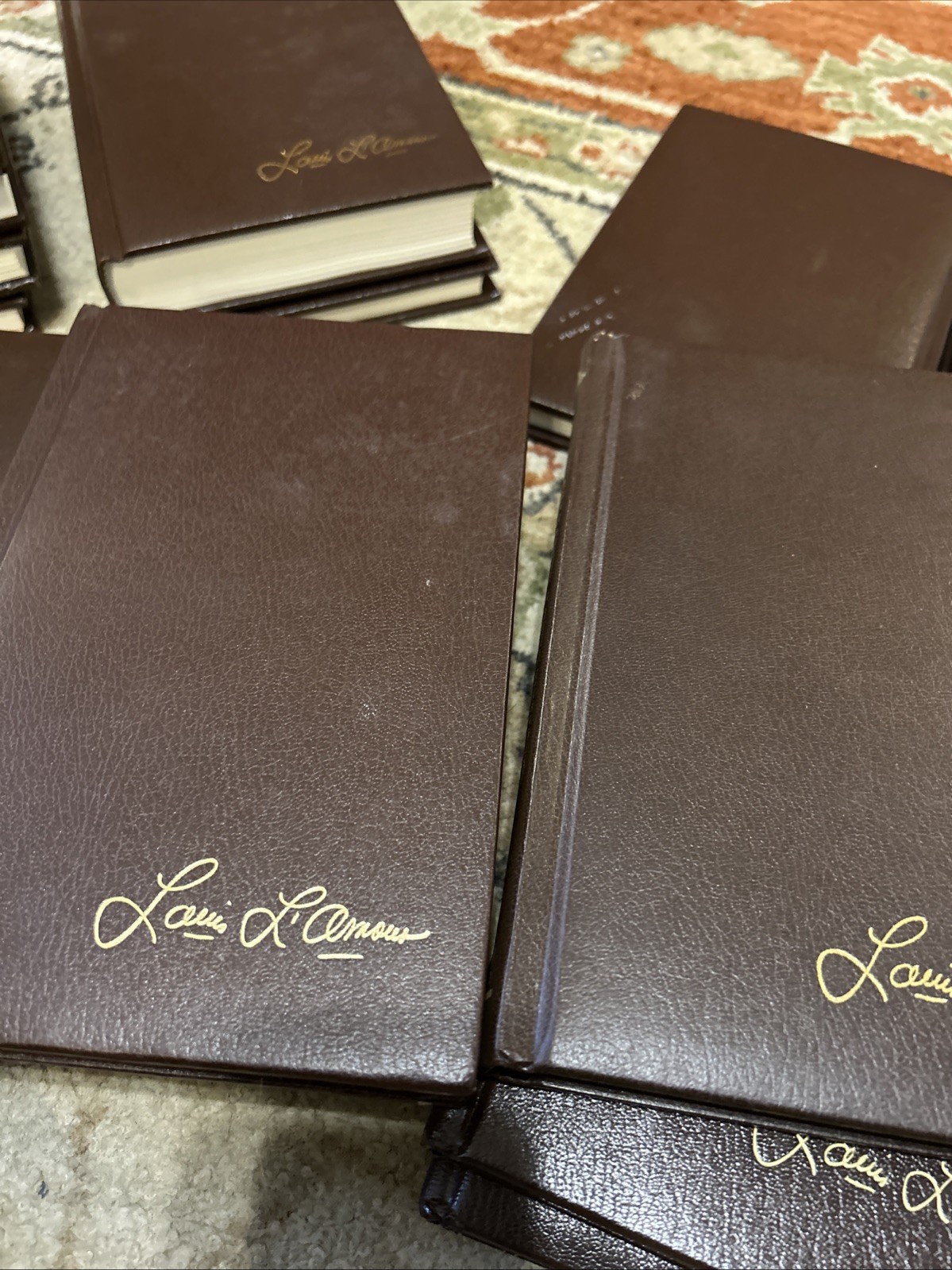 Louis L&rsquo;Amour Leatherette SACKETT Collection Nearly Complete 15 Vol & Companion
