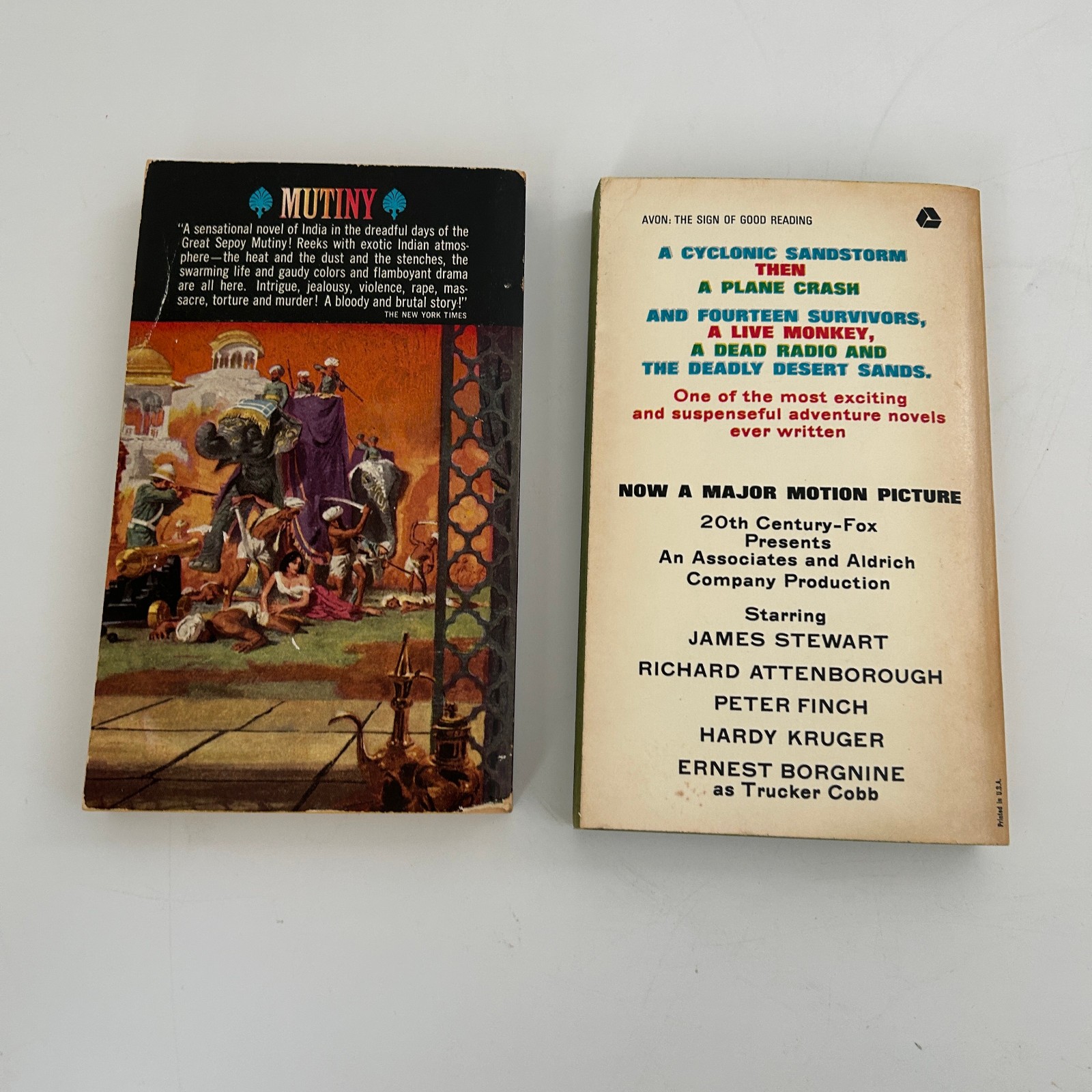 Vtg Pulp Paperback Lot of 8 Mid Century War Adventure Historical Drama 1950s-60s