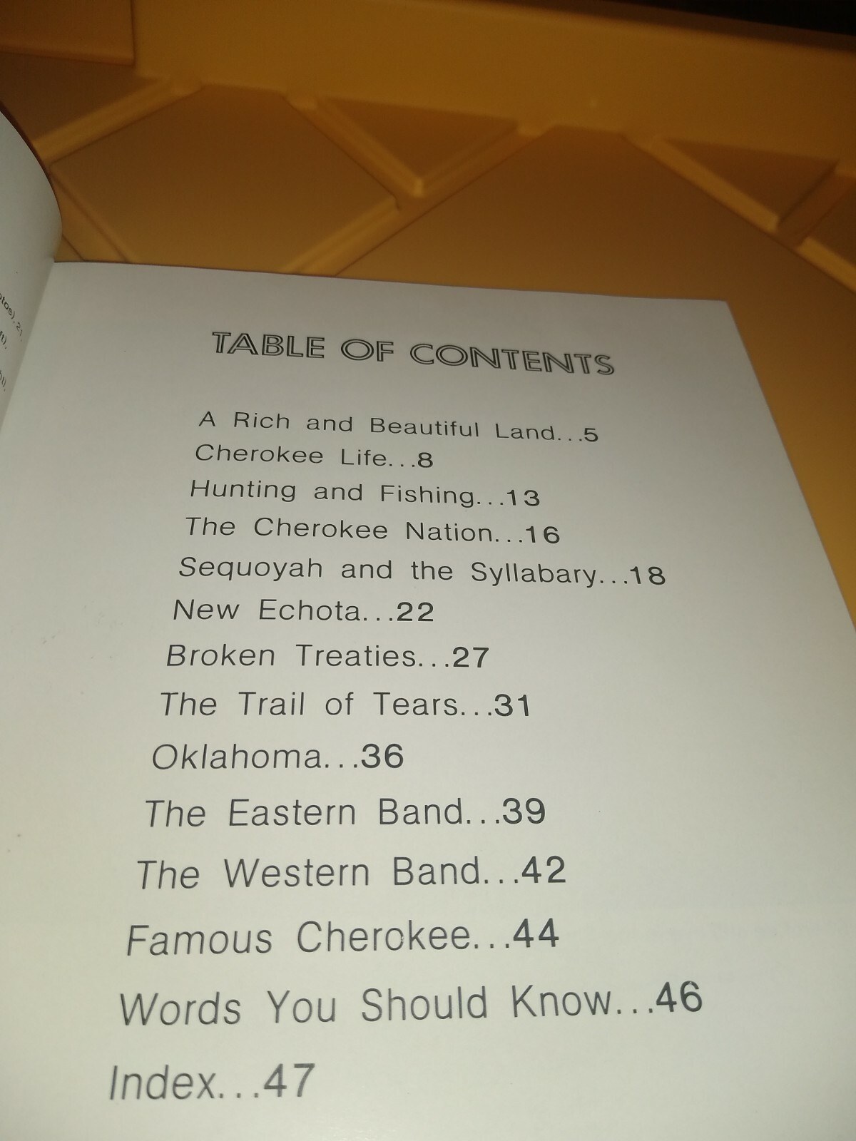 Very rare The Cherokee 1985 book children&rsquo;s book a new true book 47 pages