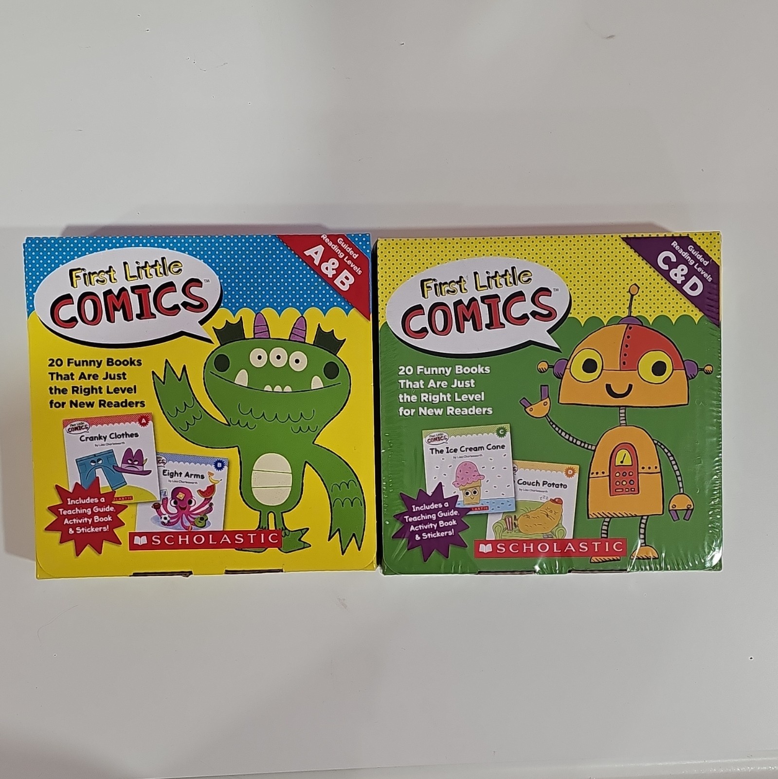 Scholastic Guided Reading Levels Box Sets Lot 7 First Little Readers Ages 4-8