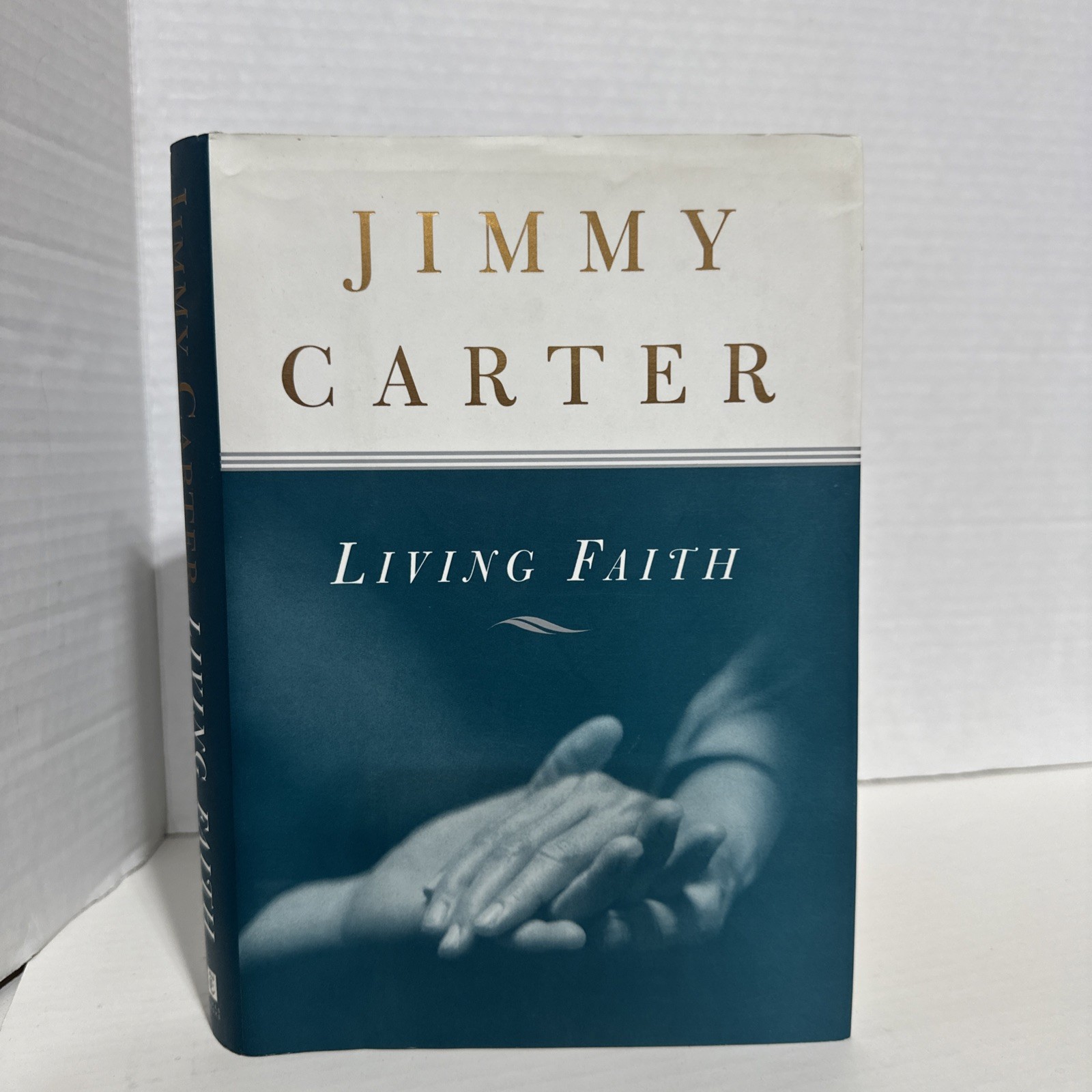 Jimmy Carter SIGNED! Living Faith 1996 1st Edition Hardcover Nice!
