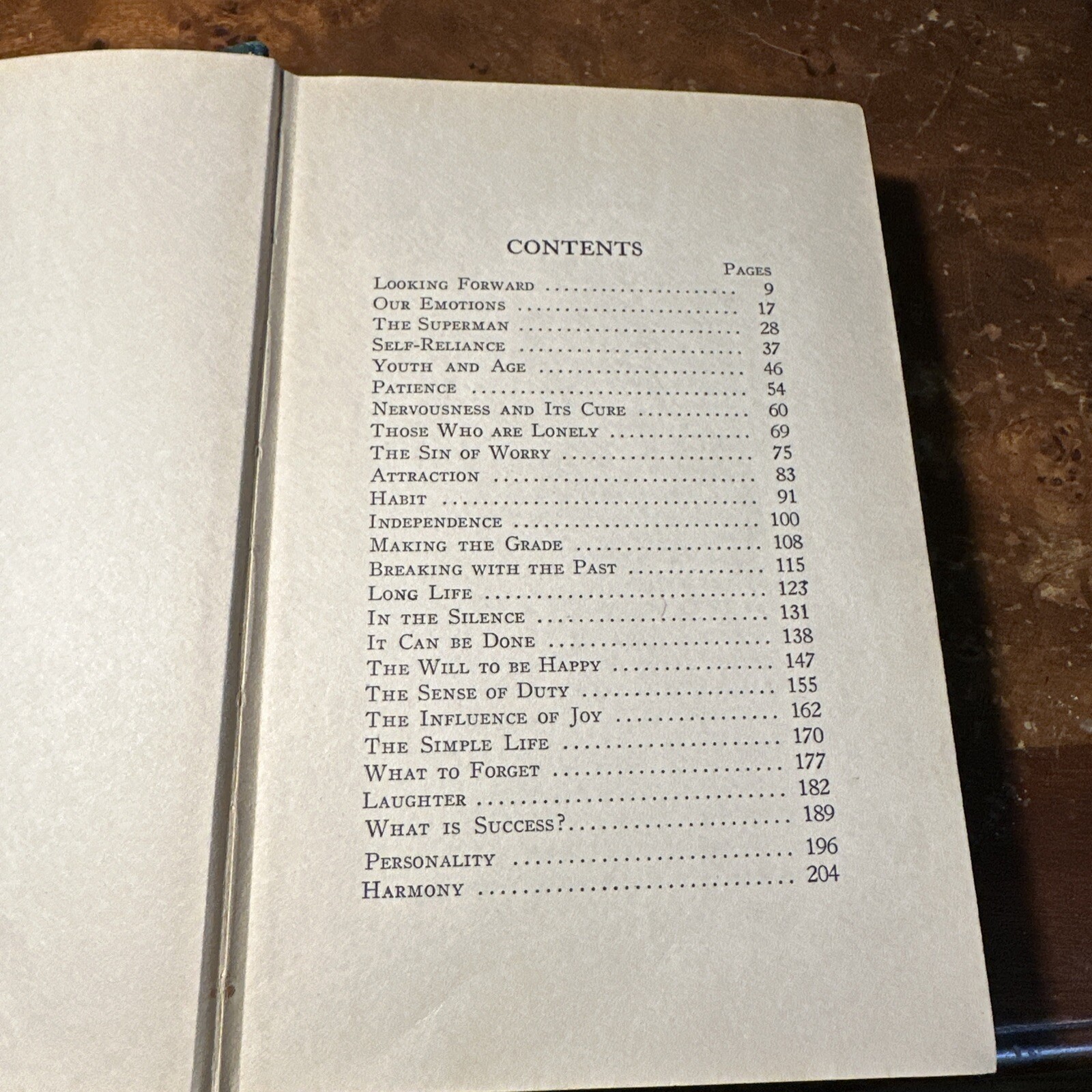 Peace of Mind Jewish Science Essays, Rabbi Morris Lichtensteein 1927 1st Ed.