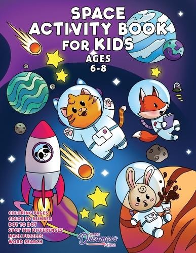 Young Dreamers Press Space Activity Book for Kids Ages 6-8 (Paperback)