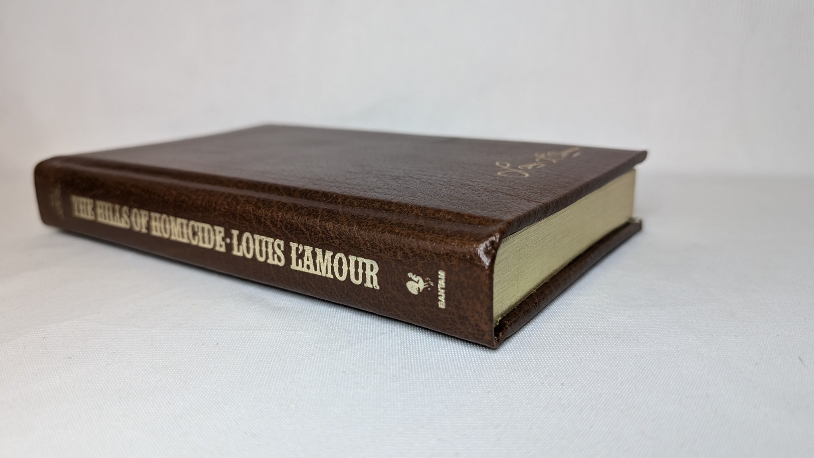 LOUIS L&rsquo;AMOUR LEATHERETTE HC BOOKS SACKETT BANTAM WESTERN – Pick Your Title Menu