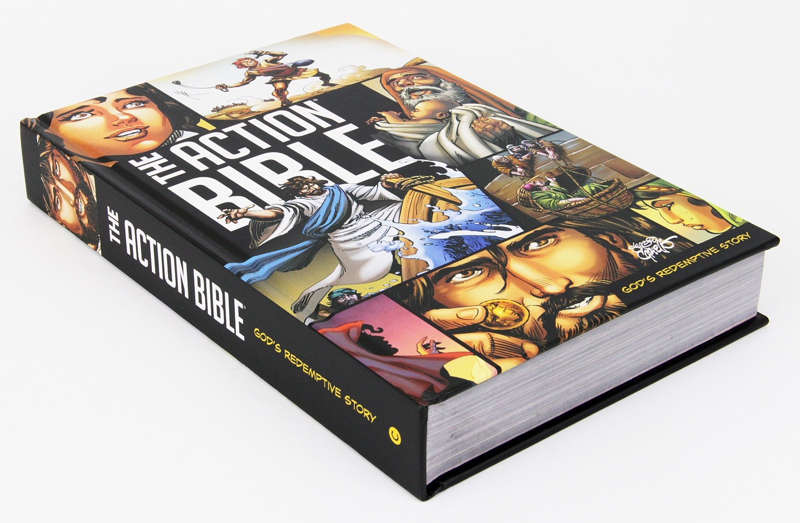 The Action Bible God&rsquo;s Redemptive Story Illustrated by Sergio Cariello 2020 HC